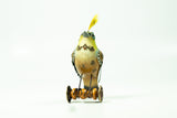 Mullanium - Steampunk Inspired Sculpture - Pastel Silver Eye on Wheels
