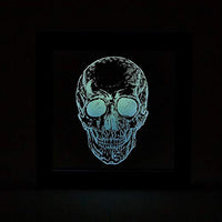 Two's Company - 9x9 Skull Light Box