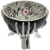 Boston International - Candy Bowl -Spiderwebs & Skeleton Hands