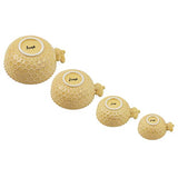 Boston International - Stoneware Nesting Measuring Cups - Honeycomb