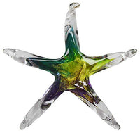Luke Adams - Suncatcher - Large Twisted Star - Green