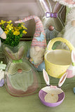 Boston International - 4.5" Bunny Gnome Ceramic Bowl & Spreader