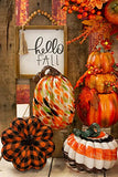 Boston International - Large Glass Pumpkin - Orange Confetti