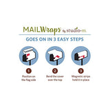 MailWraps - Mailbox Cover - Red, White, and Blue Bike