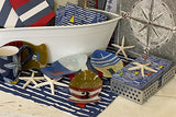 Boston International - Glass Plates Set of 4 - Buoy Fish