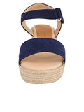 Patricia Green - Platform Espadrille - Corie - Navy - Size 9