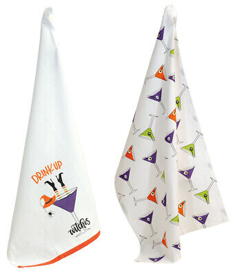 Boston International - Tea Towel Set - Martini Witches