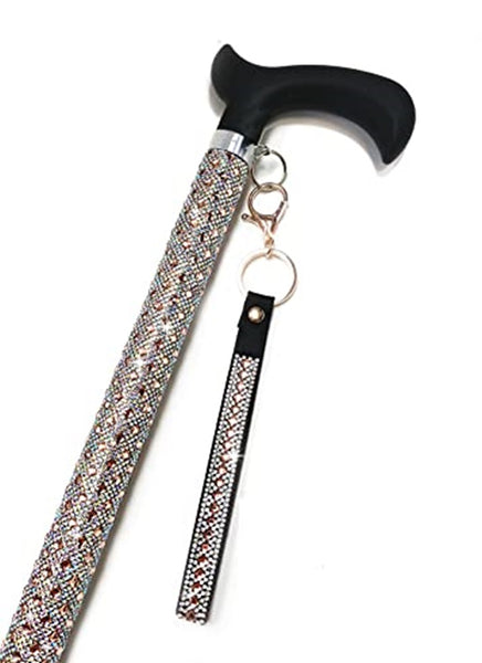 Jacqueline Kent Sugar Cane - Adjustable Cane - Rose Gold (AB)
