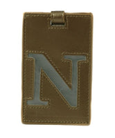 Ganz - Luggage Tag - Metallic Initial - N - Gold with Silver N