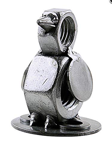 The Handcrafted - Recycled Metal Art - Penguin