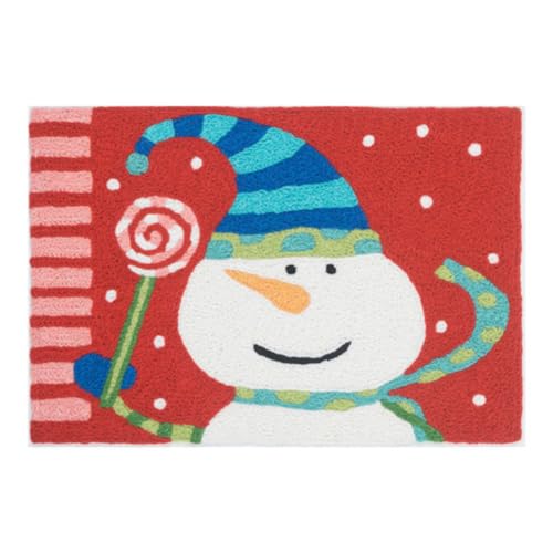 Jellybean - 20x30 Indoor/Outdoor Accent Rug - Snowman & Lollipop