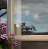 GC - Window Alert -  Window Strike Deterrent - 4 Decals - Maple Leaf