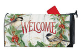 MailWraps - Mailbox Cover - Chickadee Wreath