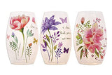 Stony Creek - Frosted Glass - 5" Lighted Vase - I Love You
