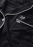 Pretty You London - Bamboo Pajama Set - Black - Size 10