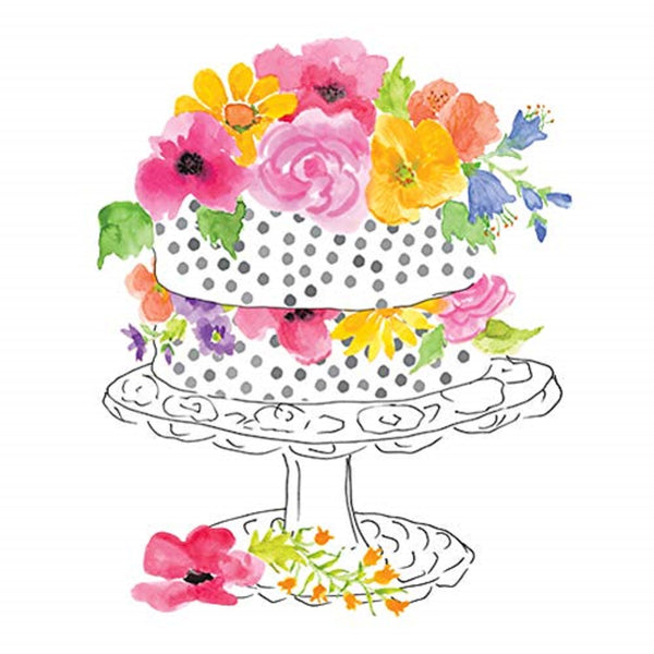 Paperproducts Design - 5" Beverage Napkins - Sweet Celebration