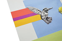 Iconz Art - Metal Collage Wall Art - Humming Bird