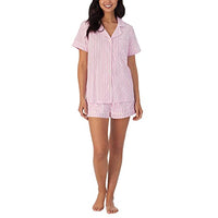 BedHead - Short Sleeve Shorty PJ Set - Pink 3D - X-Small