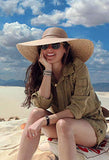 Tula Hats - Women's Natural Palm Hat - Elegant Ranch