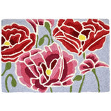 Jellybean - Indoor/Outdoor Rug - Pink & Red Poppies