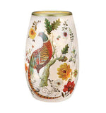 Stony Creek - 5.25" Glass USB Lighted Vase - Spice Season Pheasant