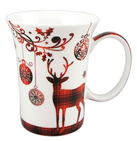 McIntosh Trading - Set of 2 Mugs - Holiday Reindeer