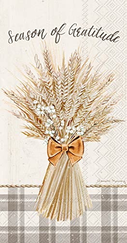 Boston International - Paper Guest Towel 16 Count - Harvest Wheat