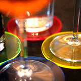 Cazador-del-sol - 4" Luminous James Coaster - Yellow
