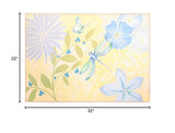 Olivia's Home - 32" x 22" Accent Rug - Dragonfly in Blue Garden