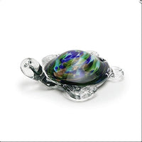 Dynasty Gallery - Glass Figurine - Sea Turtle - Tidepool Green
