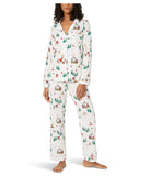 BedHead - Stretch L/S Pajama Set - Ski Pups - Large