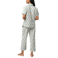 BedHead - Short Sleeve Cropped PJ Set - Lemon Trees - Small