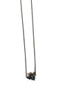 Anna Ruth Henriques - Oxidized Sterling Silver Necklace - Bee