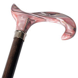 Harvy Canes - 36" Derby Handle - Pink Acrylic