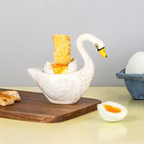 Hannah Turner - Egg Cup - White Swan