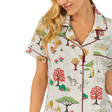 BedHead - Stretch Short Sleeve Shorty PJ Set - Safari - Small