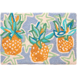 Jellybean - 20x30 Indoor/Outdoor Accent Rug - Tropical Pineapples & Starfish