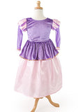 Little Adventures Rapunzel Satin Costume Dress Up - Large