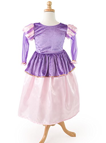 Little Adventures Rapunzel Satin Costume Dress Up - Large