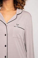 Pretty You London - Bamboo Pajama Set - Mink - Size 8