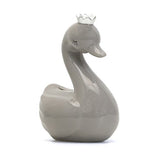 Child To Cherish - Swan w/ Silver Crown - Gray