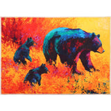 Olivia's Home - 32" x 22" Accent Rug - Mountain Black Bear Family