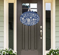 Studio M - Door Decor - Denim Garden