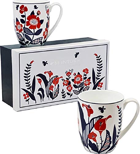 McIntosh Trading - Set of 2 Mugs - Scandinavian Flowers