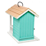 GC - Teal Coastal Cabana Birdhouse