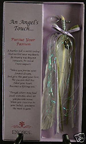 Encore - An Angel's Touch - Inspirational Feather Charm - Pursue Your Passion