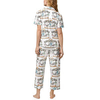 BedHead - S/S Poplin Capri PJ Set - Carousel - X-Small