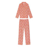 BedHead - Stretch Long Sleeve Pajama Set - Retro Floral - X-Small