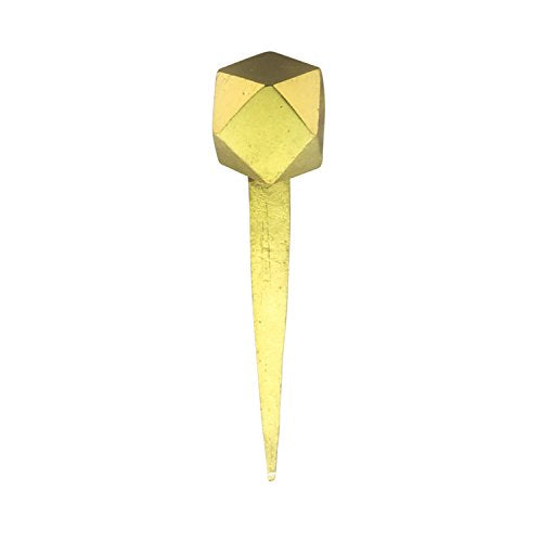 HomArt - Cubeoctahedron Forged Iron Nail Set of 3 - Brass