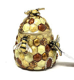 Jay Strongwater - Porcelain Box - Honey Beehive